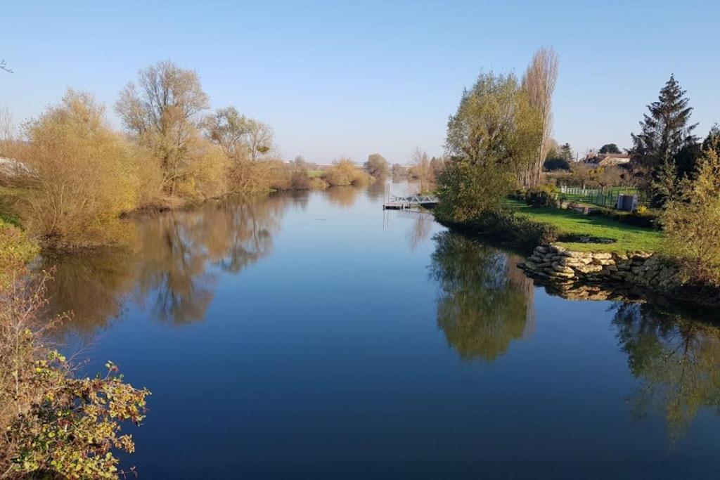 Ferme Cosy Et Paisible Au Bord De L'Eure Villa Criquebeuf-sur-Seine Eksteriør bilde
